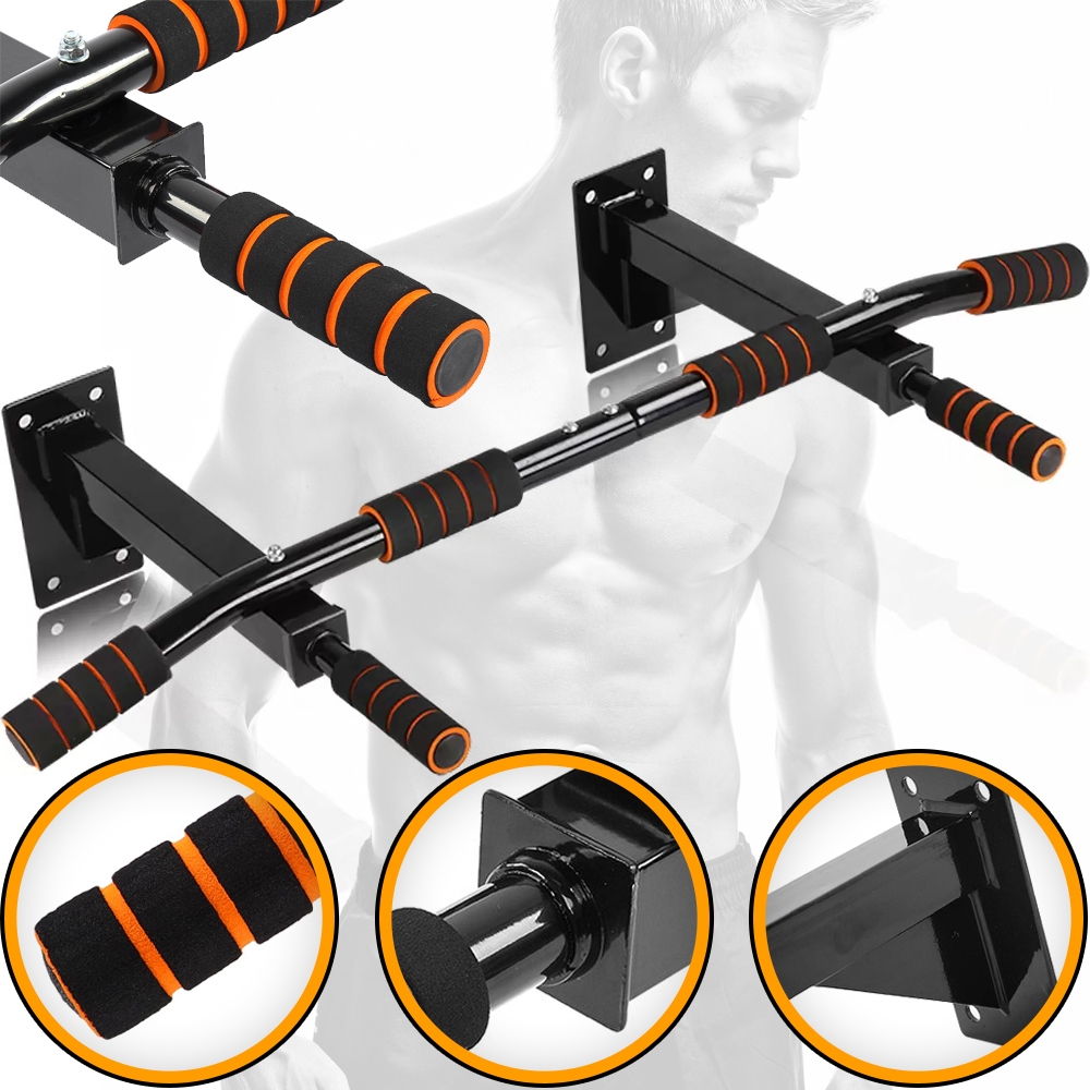 Barra Fixa De Parede Mista Paralela Multifuncional Pull Up Academia Exercicios Treino Fit Musculação