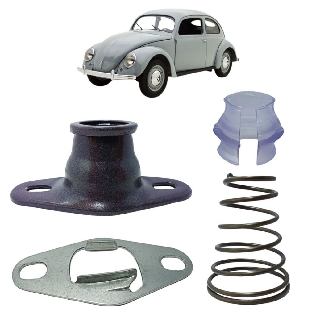 Kit Reparo Da Alavanca Câmbio Bucha Chapa Cúpula Fusca Todos