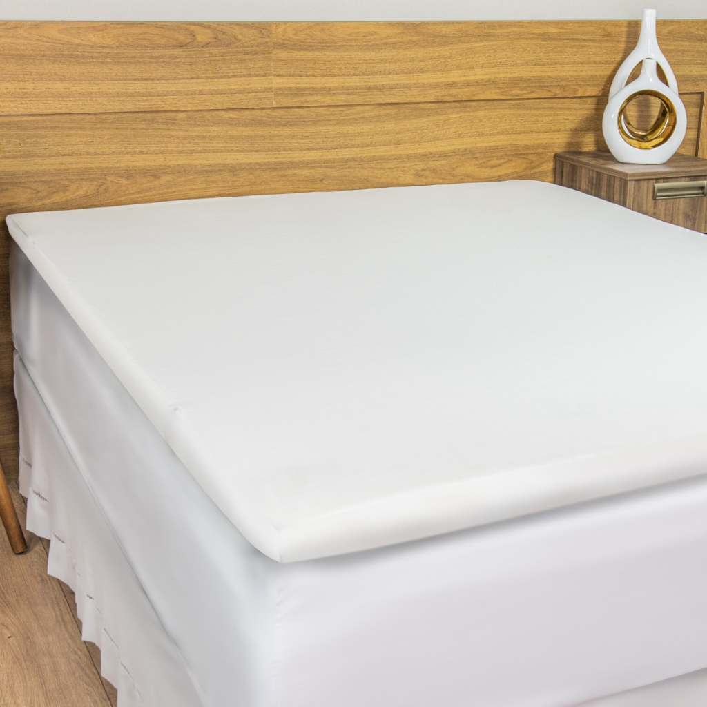 Pillow Top Casal Protetor de colchão Ergonômico de Espuma que se Molda ao Corpo
