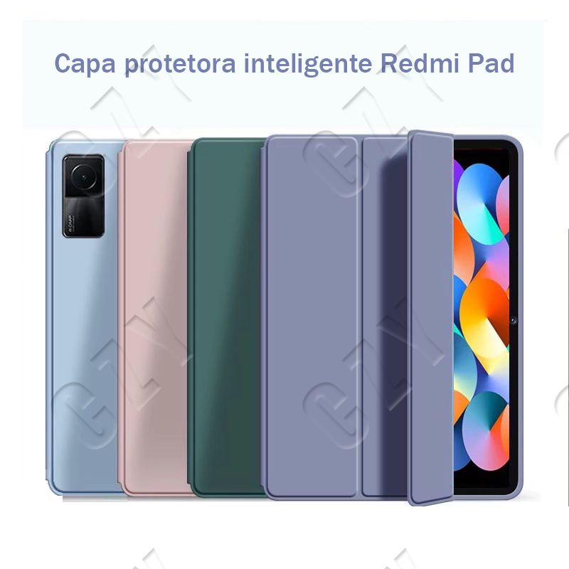 ATALHOBR Capa Protetora Nova Versão Funda De TPU De Três Dobras Para RedmiPad 2022 10.61Polegadas