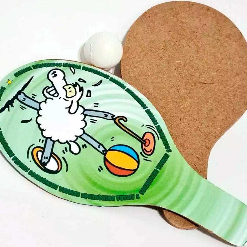 15 Pares Raquetes Ping Pong Lembrancinha Brinquedo Infantil Prenda Doação Lembrancinha Aniversário