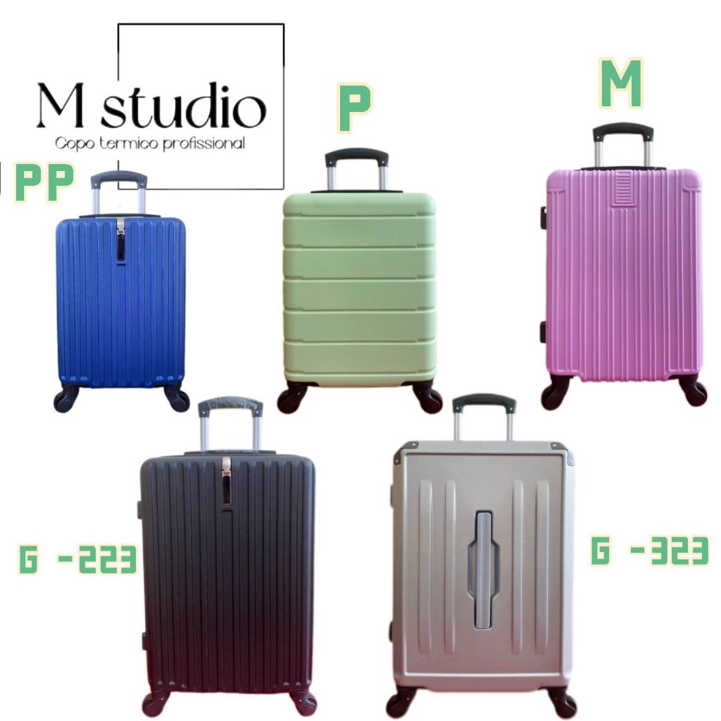 Mala de viagem De Bordo Abs Giro 360° Cadeado 7KG--12KG