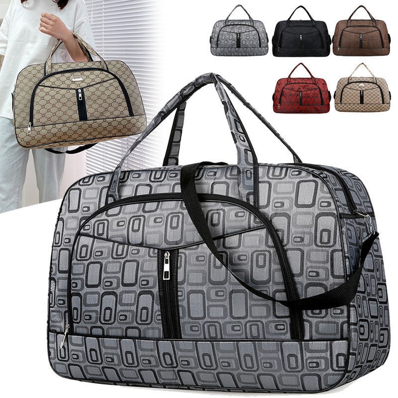 Bolsa Sacola Grande Mala De Viagem Tem Alça De Mão E Transvesal Lona Resistente