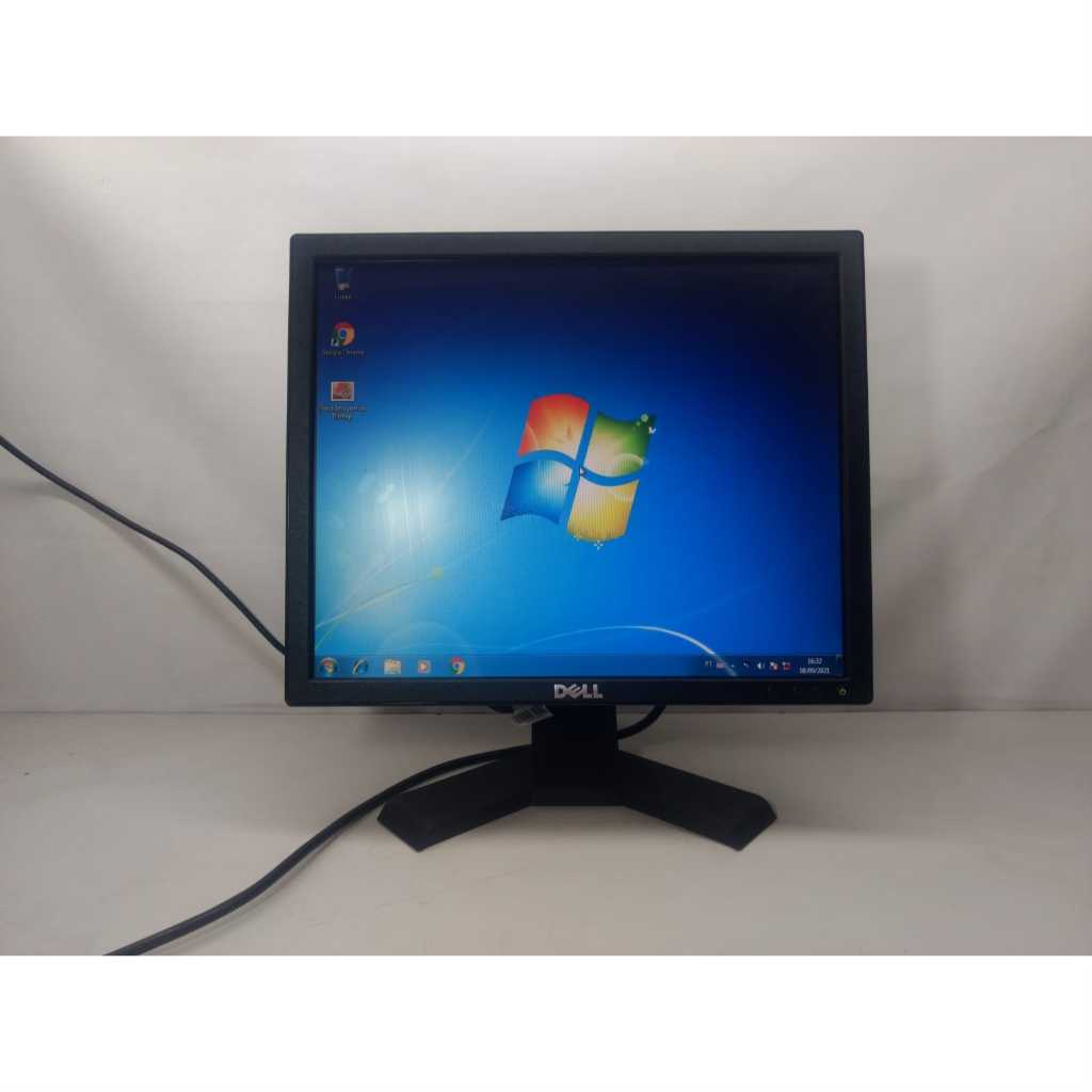 Monitor Dell Quadrado 17 Lcd E170sc - Usado - Risco Grande na tela E Botões Não Funcionam
