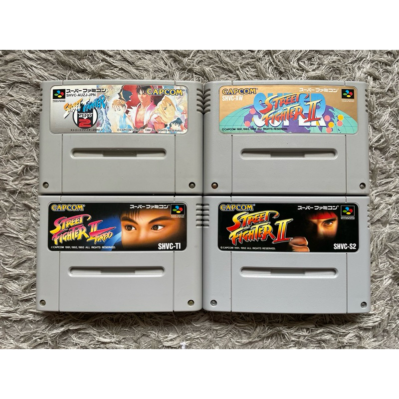 STREET FIGHTER 2 - SUPER NINTENDO - SUPER FAMICOM - JOGO ORIGINAL