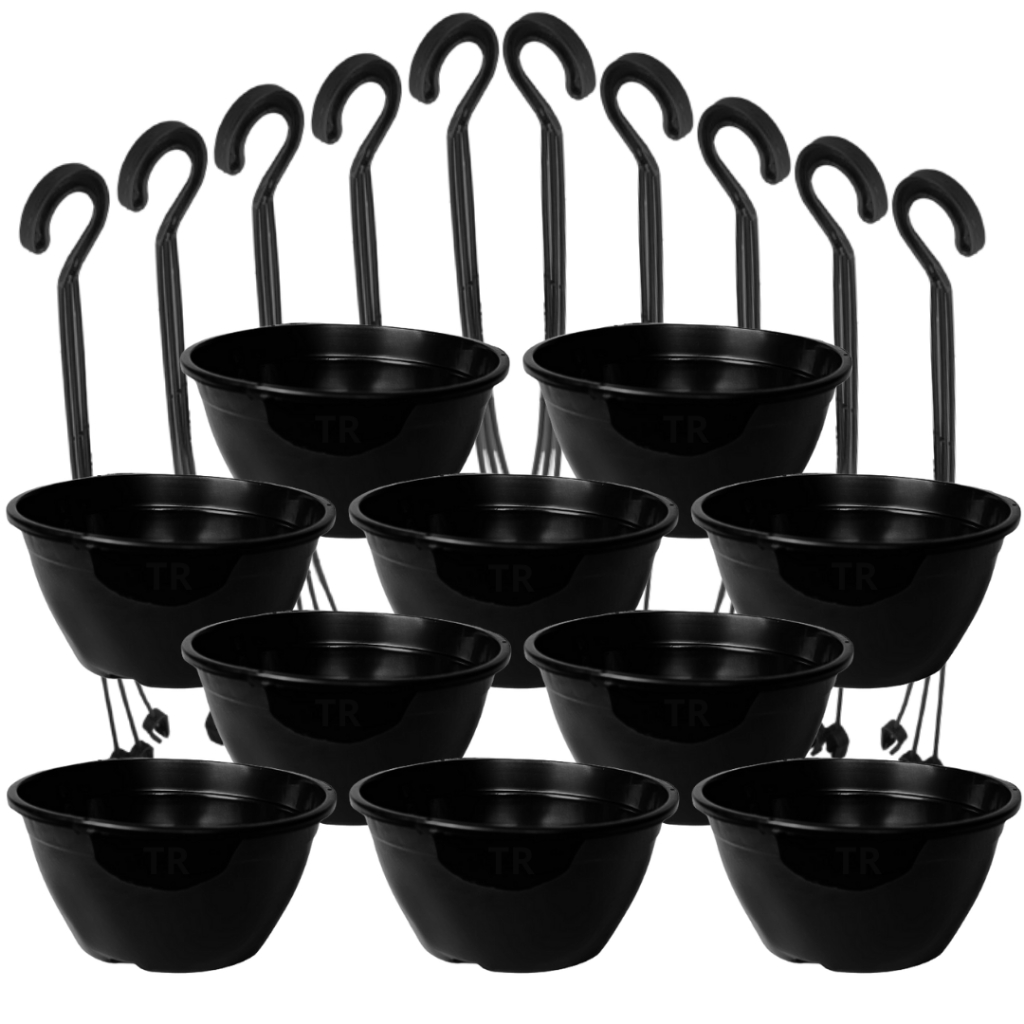 10 Vasos Cuia 21 Para Pendurar Jardinagem Decoração Para Planta