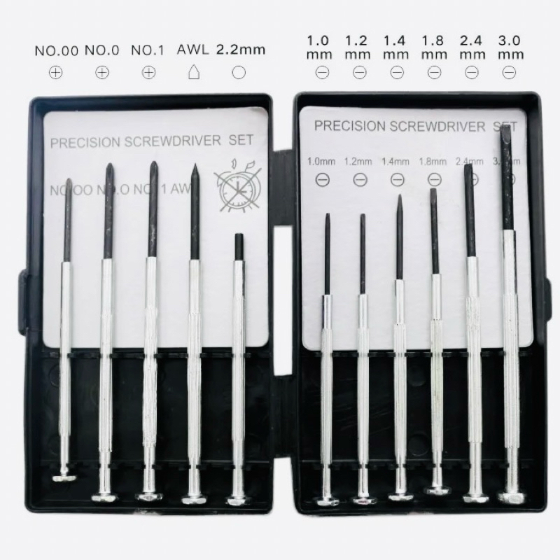 kit Chave de Precisão com 11 ou 6 Peças Philips Fenda Ponteiros