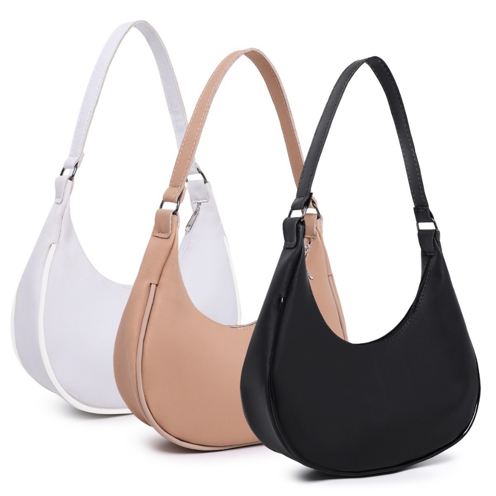 KIT 3 BOLSA FEMININA DE OMBRO BOLSA FEMININA DE MÃO MEIA LUA  LANCAMENTO EM NOSSA LOJA  ENVIO IMEDIATO
