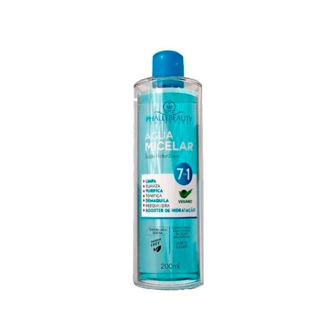 Água Micelar Ácido Hialurônico 7 em 1 PhálleBeauty PH0504
