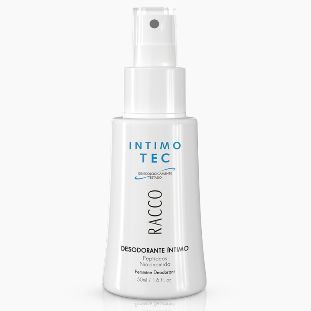 Rejuvenescimento íntimo Desodorante Clareador Intimo Tec Clarea Manchas Virilha Racco 50ml Original