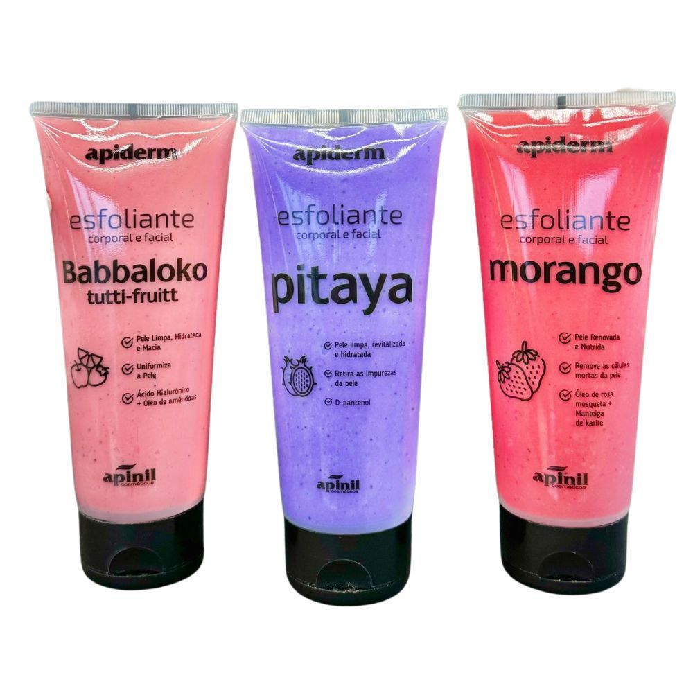 Skin Care Esfoliante Facial - Esfoliante Corpo Apinil