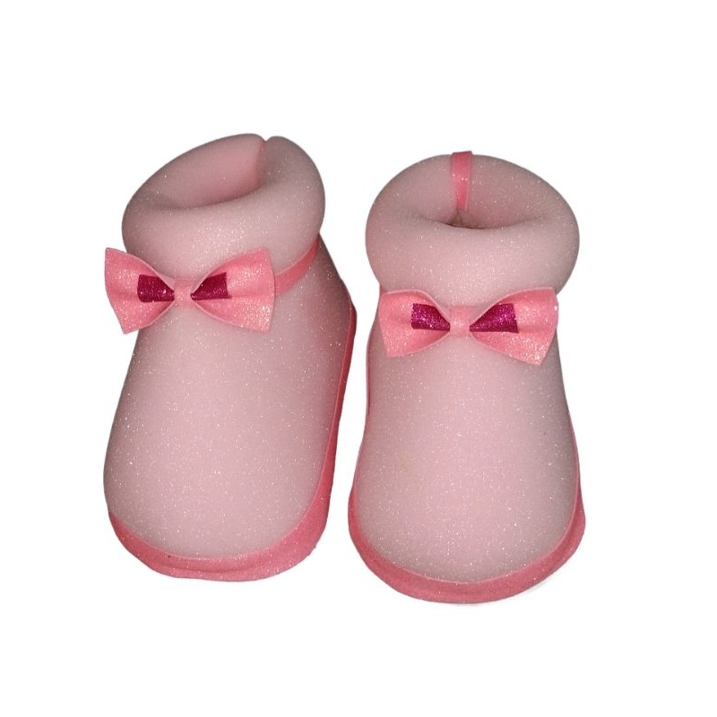 kit 2 sapatos de espuma para cabeção