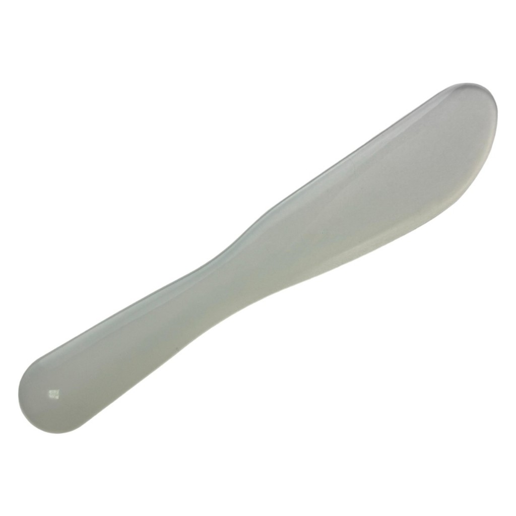 Espátula Auxiliar Anatômica PVC Manipulação De Cremes Ceras Salão Estética Clínica Estek