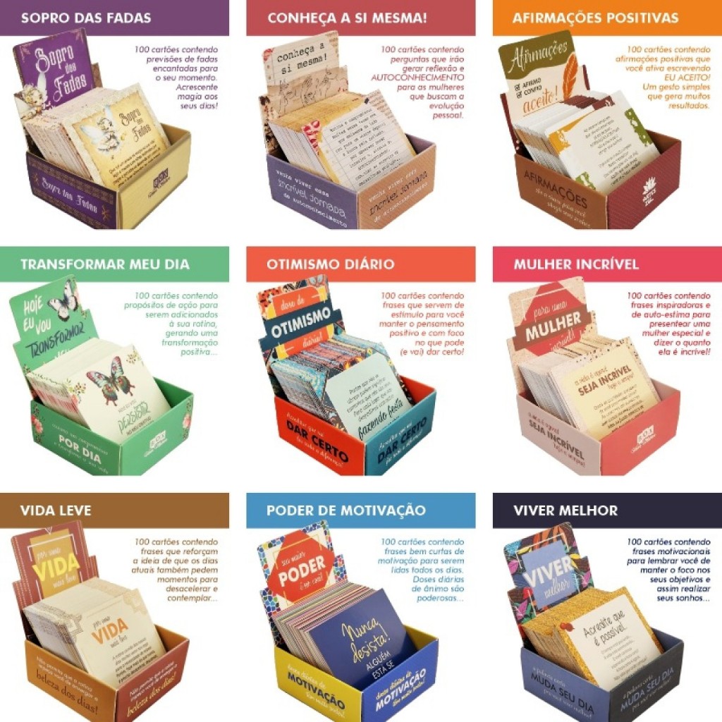 Mensagens Inspiradoras Box - Diversos