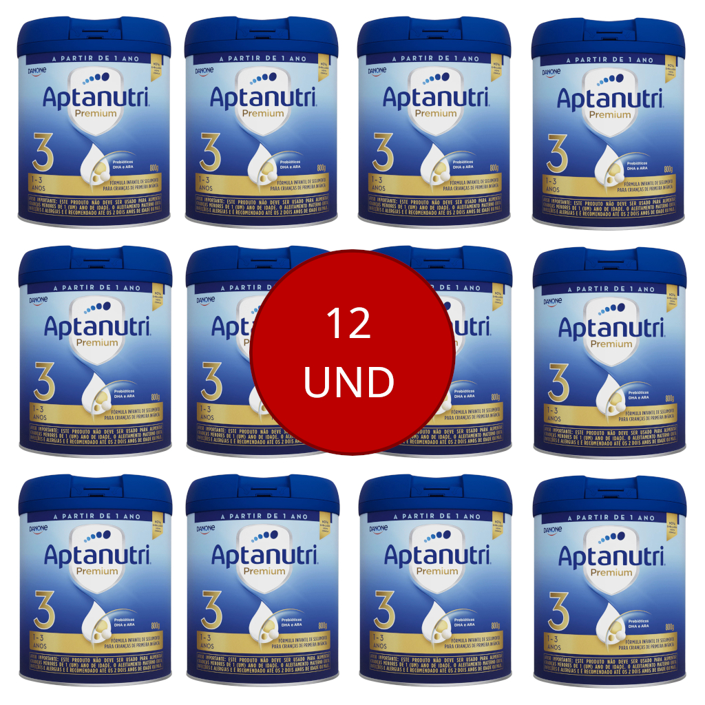 KIT C/12 latas Aptanutri PREMIUM 3 800 gr
