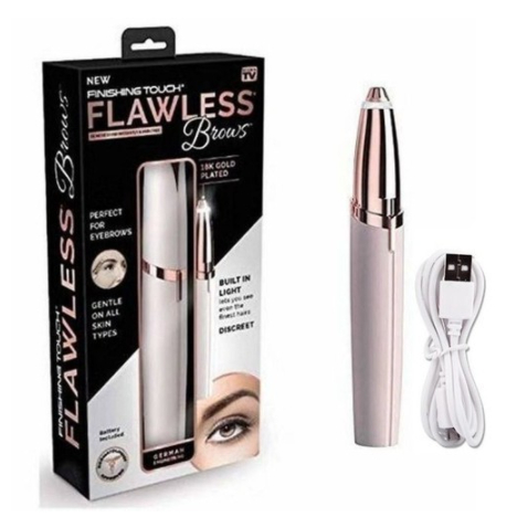 Depilador Sobrancelha Elétrico Flawless Recarregável