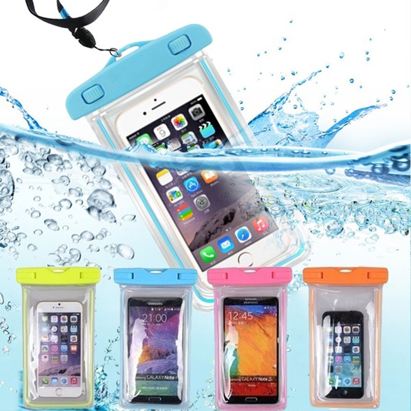 Kit 2 Capa de telefone à prova d'água bolsa de natação capinha para celular a prova dagua.