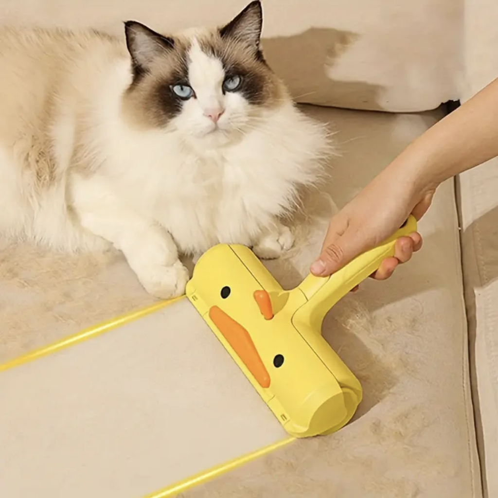 Removedor Fiapos Lavável e Reutilizável Patinho Para Móveis Sofá Cama Y3