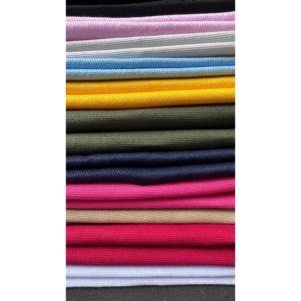 Tecido Lona de Algodão - Diversas Cores ***GROSSA / PESADA *** PARA CALÇADOS, BOLSAS Largura 1,50m