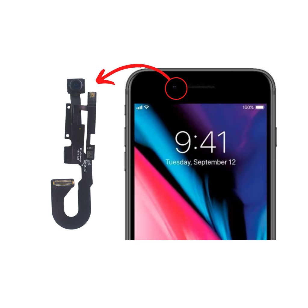Flex Flat Câmera Frontal Selfie Compatível Iphone 8 / 8g Original