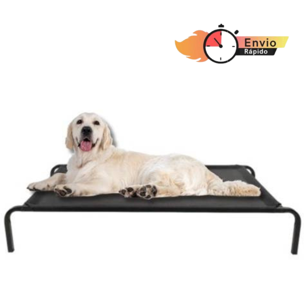 Cama Suspensa Ortopédica Grande Para Cães Idosos Pet Cachorro Gato Confortável E Lavável De Metal
