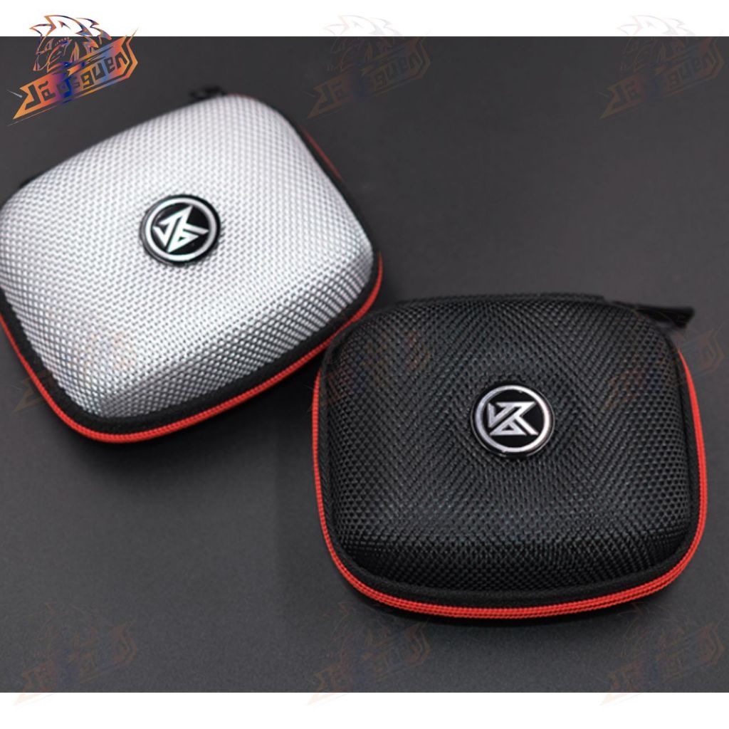 KZ Bag Case para Fone De Ouvido Forrada Fibra Nylon Couro Qkz Pro Ak6 CK9 EDX ZSN Gamer Dj In Ear