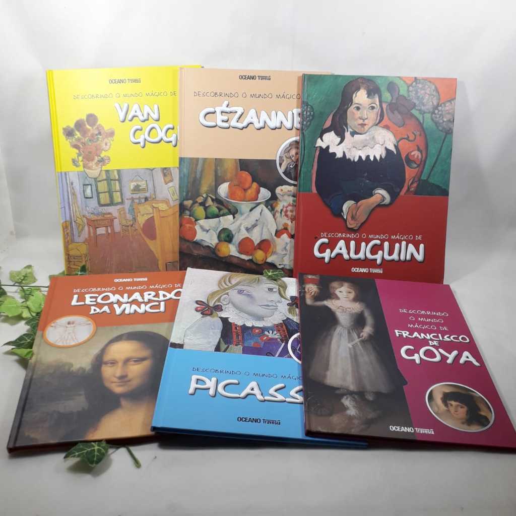 Coleção Descobrindo o Mundo Mágico - Van Gogh / Cézanne / Gauguin / Goya / Picasso Oceano Travesia