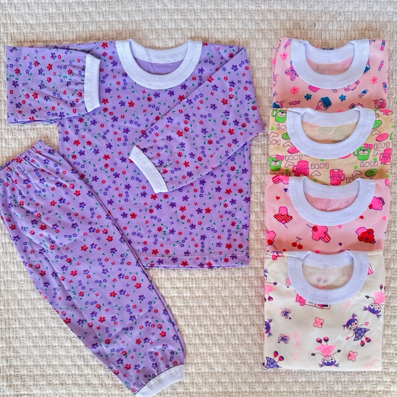 Pijama Infantil de Menina manga longa 100% Algodão macio e confortável