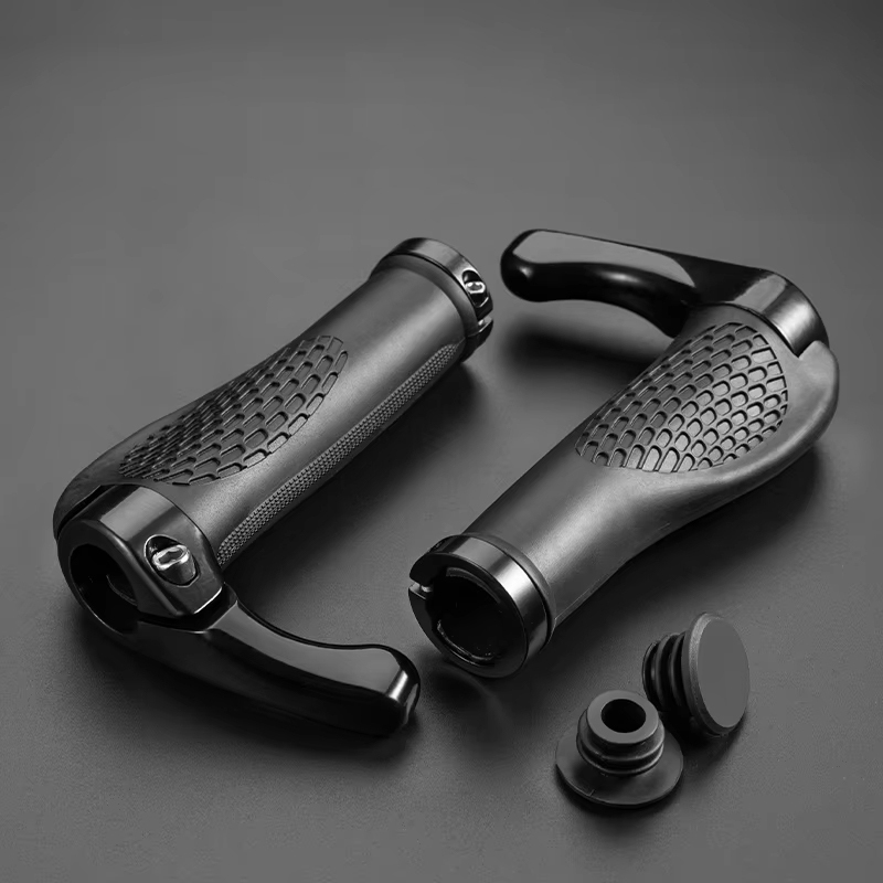 Bar End Manopla Anatomica Guidão Bike Bicicleta Preto