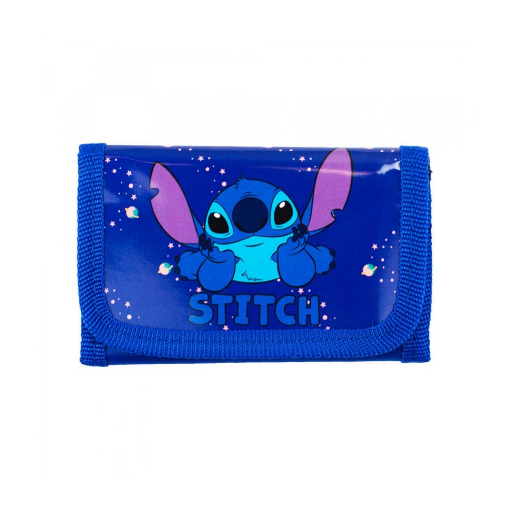 Carteira Infantil Retangular Stitch 8x2x12cm - Disney