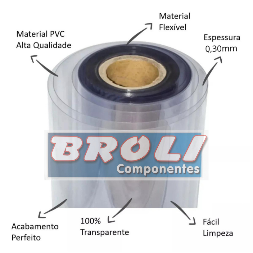 Toalha / Plástico de Proteção - PVC Cristal Transparente 0,30mm - Impermeável, Multiuso