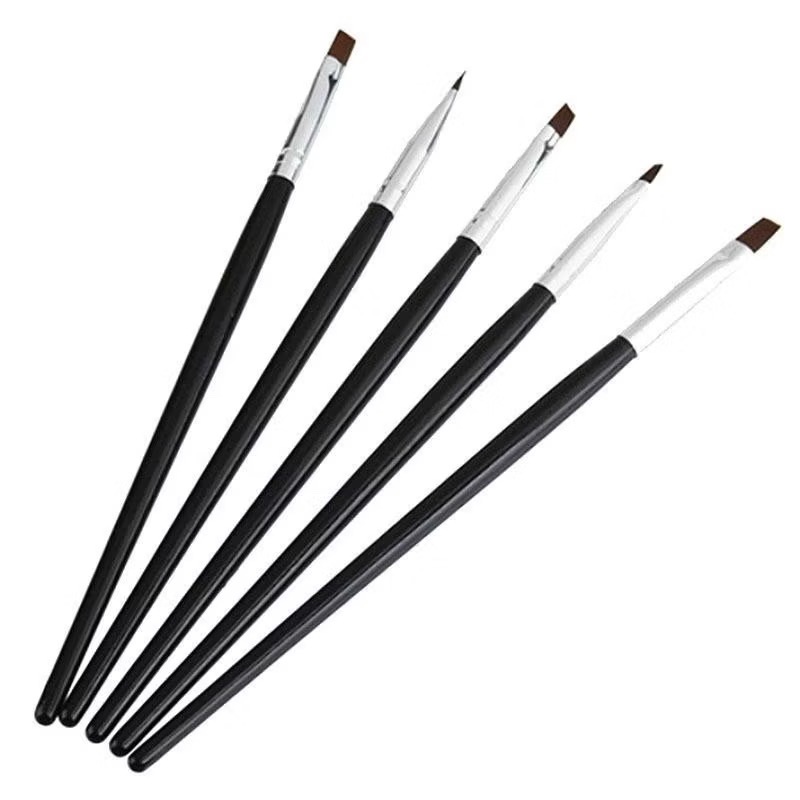 5 Unidades/Pacote Canetas Pincel De Resina Moldando Escova Composta Adesiva De Silicone