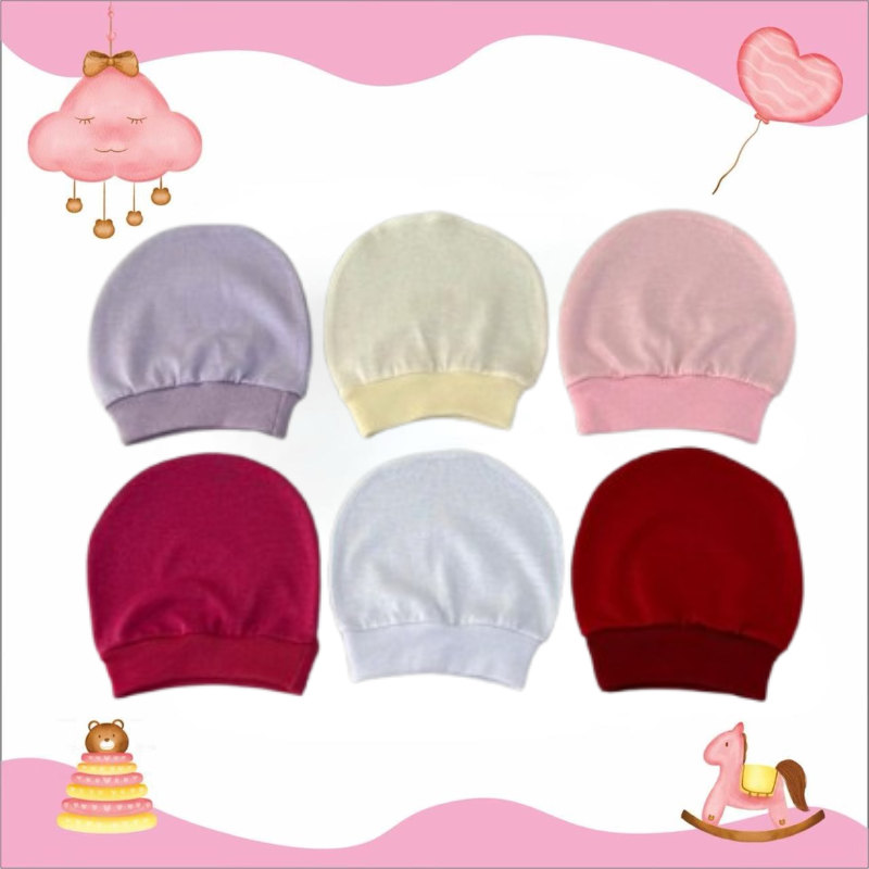 Kit Toucas para Bebê Recém Nascido Temos 2 Opções kit 3 e 6 pecas Malha Hipoalergênico 100% Algodão.