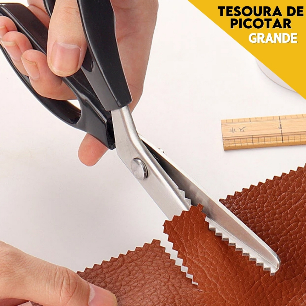 Tesoura de Picotar Tecidos - NL