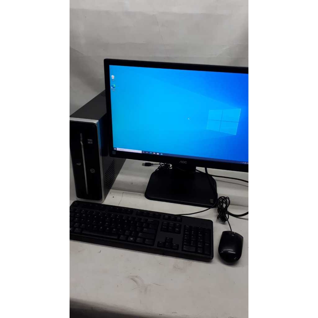 Kit Computador HP 402G1 CORE I5-4ª 4GB DDR3 HD 250gb +  Monitor 20' Polegadas