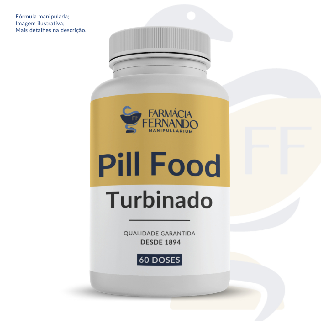 Pill Food Turbinado - Suplemento capilar