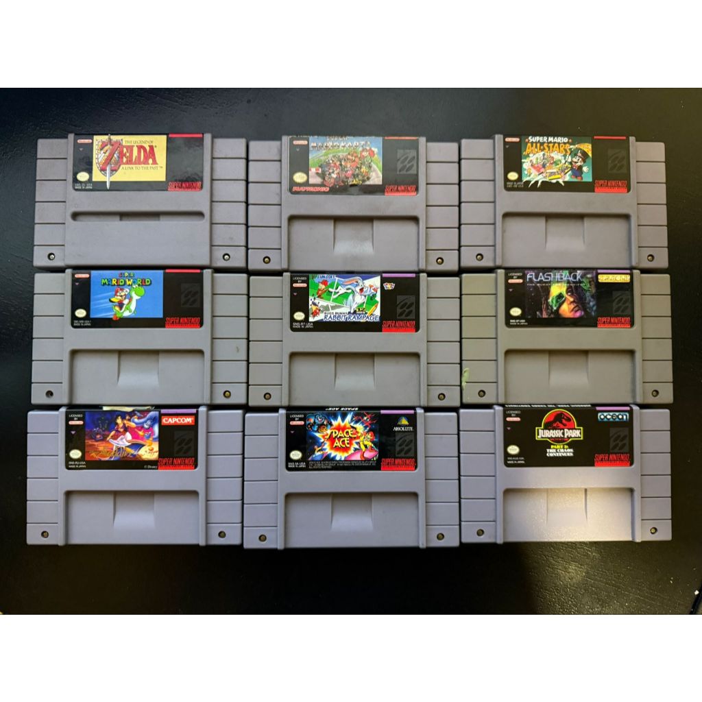 Jogos Super Nintendo originais