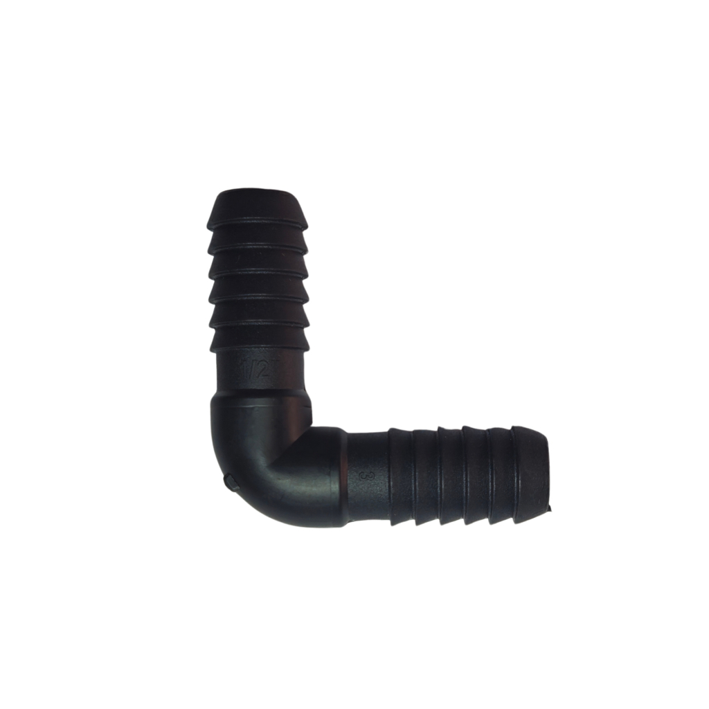10 Peças Cotovelo Irrigação Pvc Preto Mang 1/2 Pol