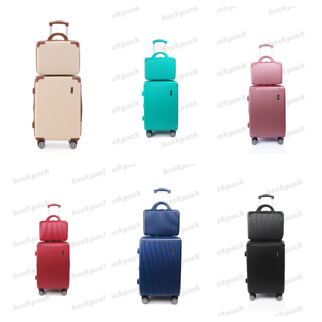 kit de Mala De Viagem 10 KG 9KG  4 Roda Gira 360 Grau Fibra + Frasqueira  novo2024  codigo:2024B