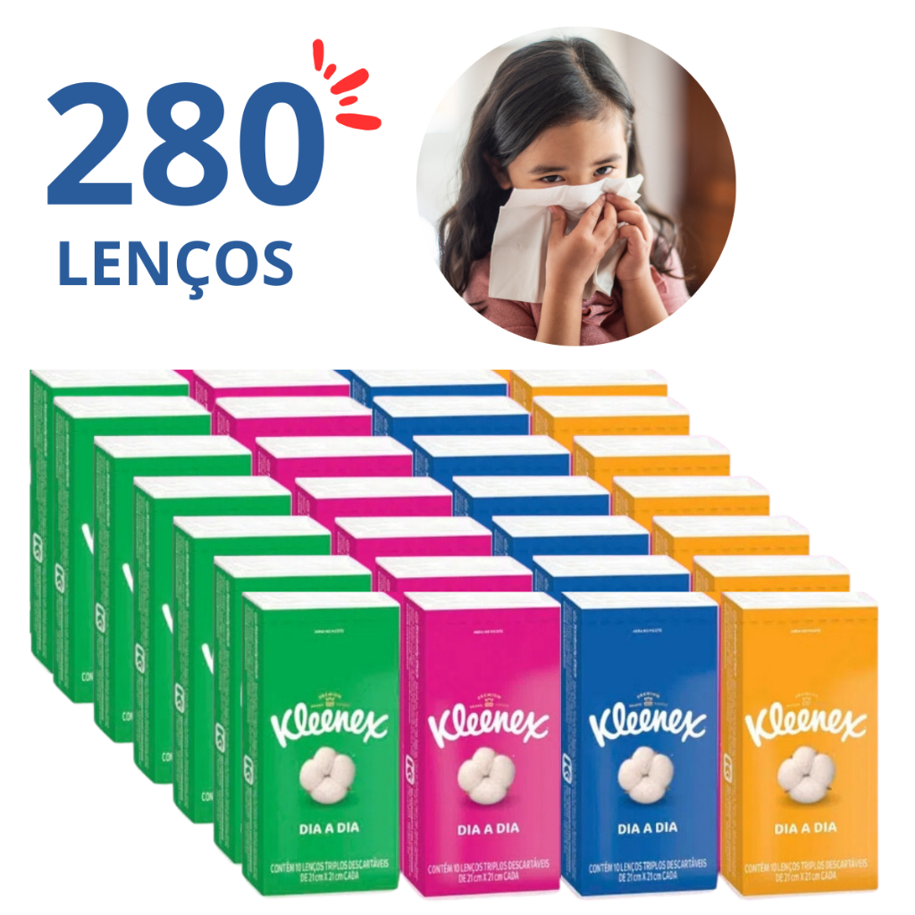 Kit de Lenço de Papel Triplo Kleenex Suaves Pacotes de Bolso p/ Casamento