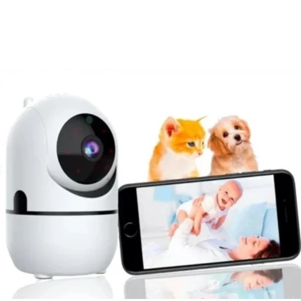 Kit Câmera Babá Eletrônica  Sem Fio Visão Noturna Infravermelho App Yoosee