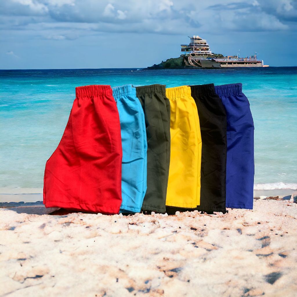 Kit 3 Bermuda Infantil Tactel Shorts liso Menino Todos os modelos Lançamento