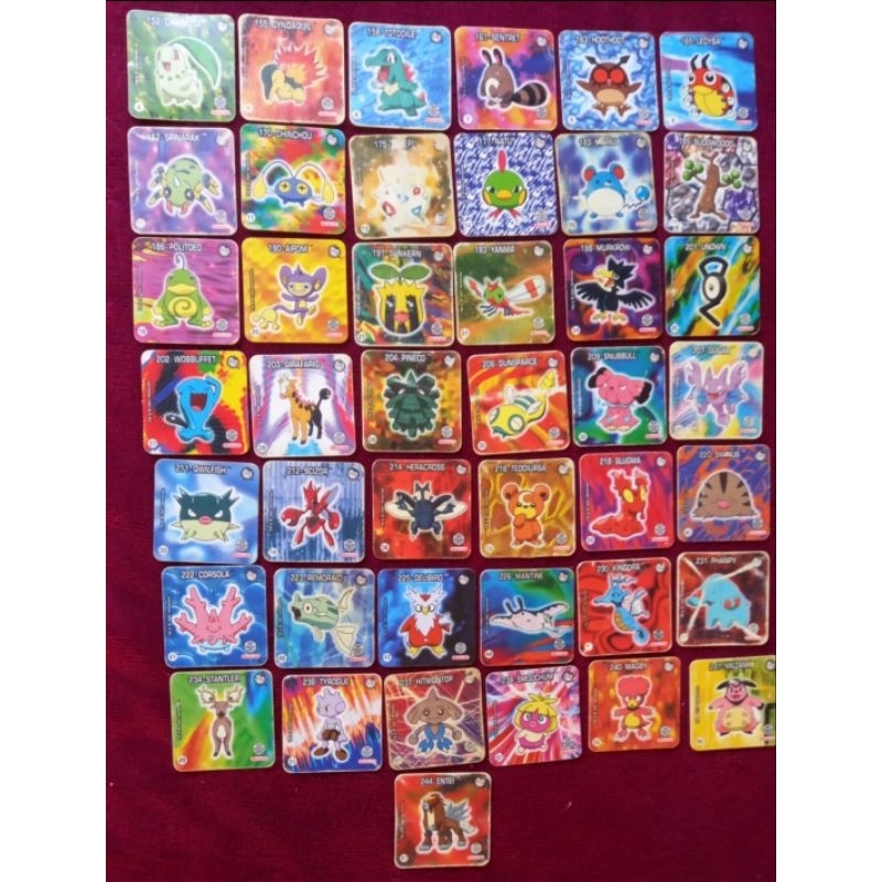 Tazos Jo-ken-pokemon - ou 2 unidades por R$38,00 (solicite)