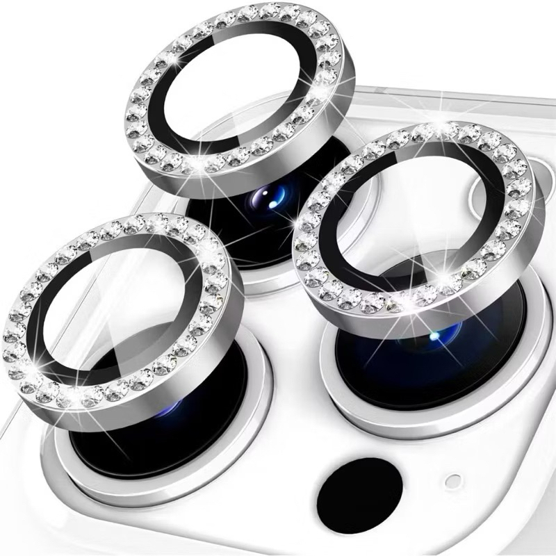 Películas Lente Câmera Brilho brilhante Para iPhone 11 12 13 14 15 16 Pro ProMax Plus XR 16e 17e