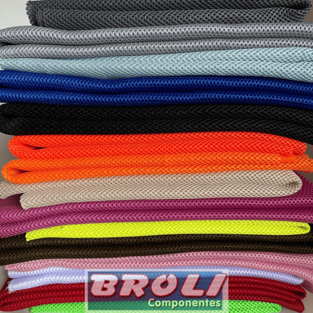 Dupla Tecido Malha Mesh Nylon Tela Spacer Aerado 1,40m Largura (1m comp/unidade)- Mochilas, Tênis, Cadeira