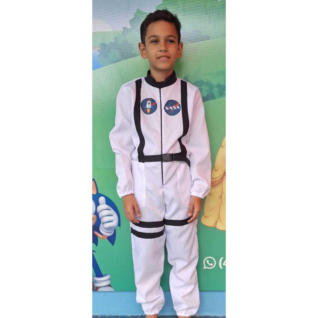 macacão astronauta infantil e adulto