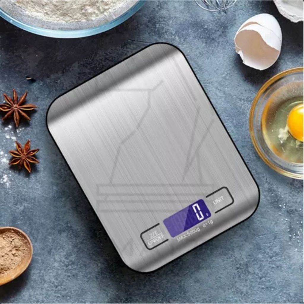 Balança Digital de Cozinha 10Kg  Inox alta precisão com Visor digital Entrega rápida
