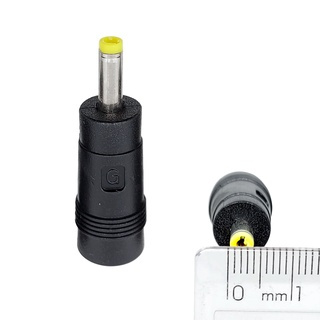 Conector adaptador plugue Positivo 1.7 negativo 4.0 x P4 femea 5.5 mm