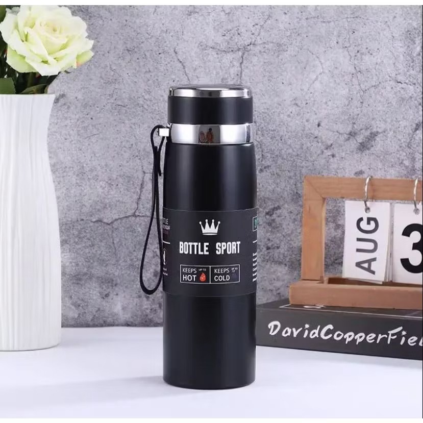 Garrafa Térmica 800ML Inox 316 Café com Infusor Quente Ou Frio Com Vedação Resistente