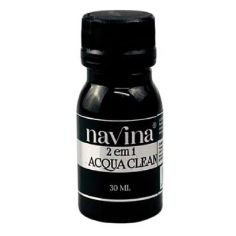 Acqua Clean Navina Solução de Limpeza CiliosLashes Co 30ml Alongamento Extensão de Cílios
